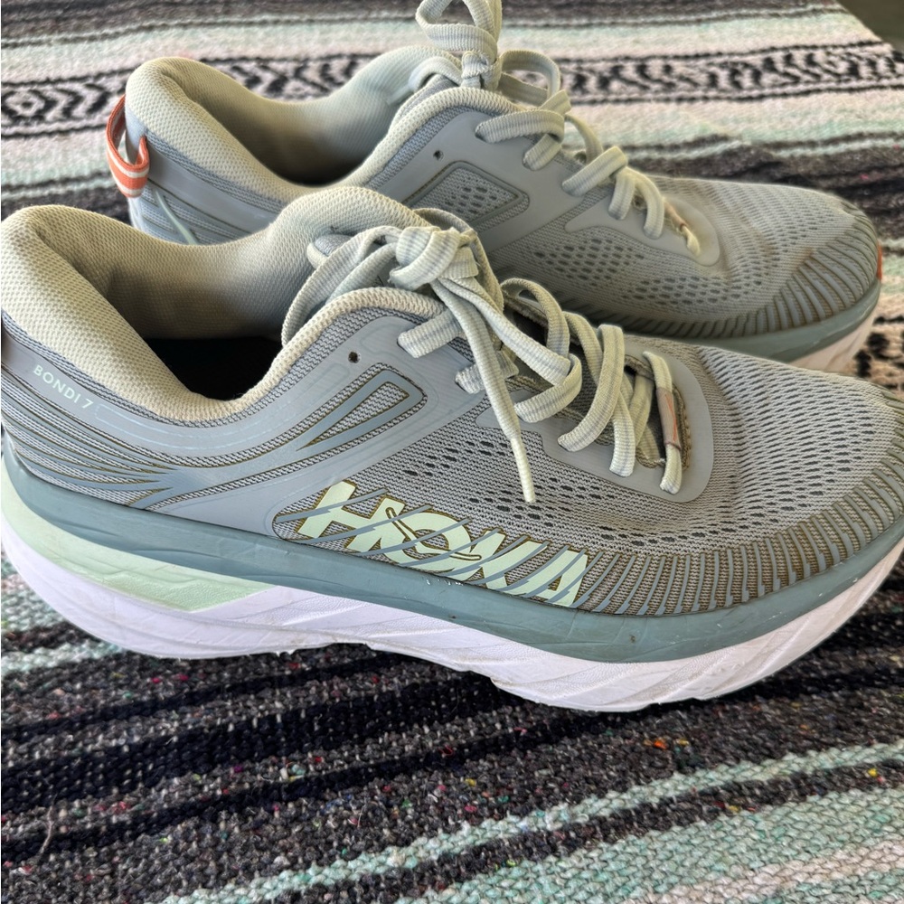 Blue Fog Hoka One One Bondi 7 Sneakers Women’s 8